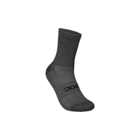 Skarpety rowerowePOC ZEPHYR MERINO SOCK MID Sylvanite Grey Melange
