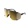 Okulary POC DEVOUR CLARITY Uranium Black Clarity Road Partly Sunny Gold KAT.2+CLEAR KAT.0