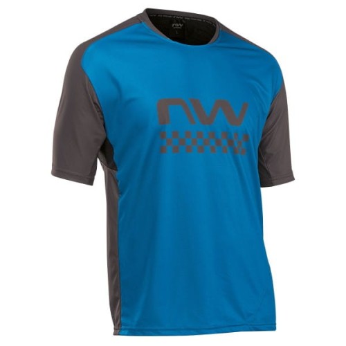 KOSZULKA MTB NORTHWAVE EDGE JERSEY BLUE/BLACK XL