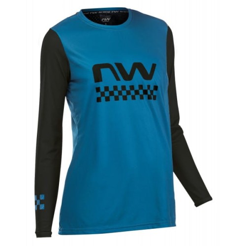 KOSZULKA DAMSKA MTB NORTHWAVE EDGE WOMAN JERSEY LONG SLEEVE BLUE M