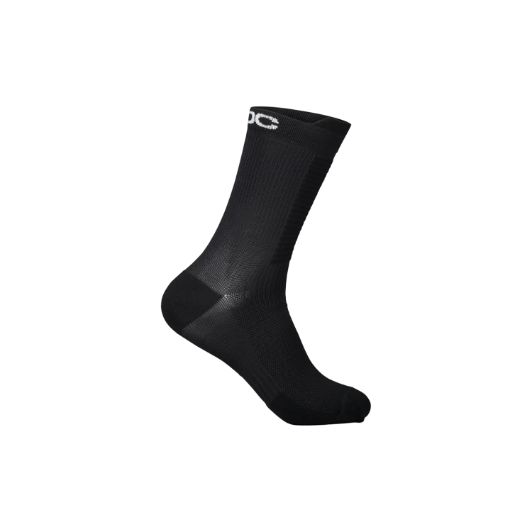 SKARPETY ROWEROWE POC LITHE MTB SOCK MID URANIUM BLACK L 43-45