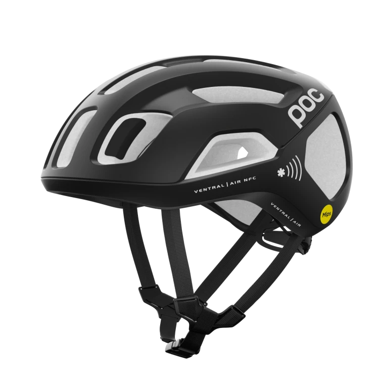 KASK ROWEROWY POC VENTRAL AIR MIPS NFC M 55-59 URANIUM BLACK/HYDROGEN WHITE MATT