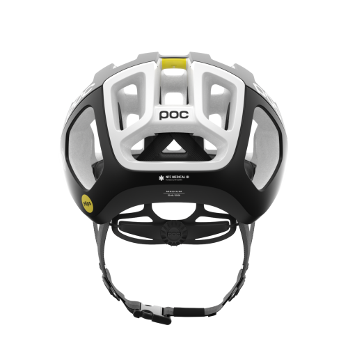 KASK ROWEROWY POC VENTRAL AIR MIPS NFC M 55-59 URANIUM BLACK/HYDROGEN WHITE MATT