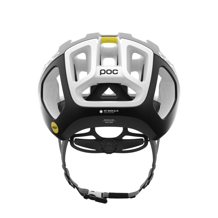 KASK ROWEROWY POC VENTRAL AIR MIPS NFC M 55-59 URANIUM BLACK/HYDROGEN WHITE MATT