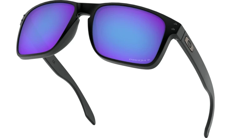 OKULARY OAKLEY HOLBROOK XL MATTE BLACK/ PRIZM SAPPHIRE IRID POLARYZACJA 12%