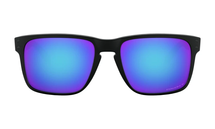 OKULARY OAKLEY HOLBROOK XL MATTE BLACK/ PRIZM SAPPHIRE IRID POLARYZACJA 12%