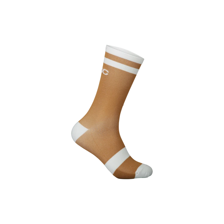 SKARPETY ROWEROWE POC LURE MTB SOCK LONG Aragonite Brown/Hydrogen White M 40-42