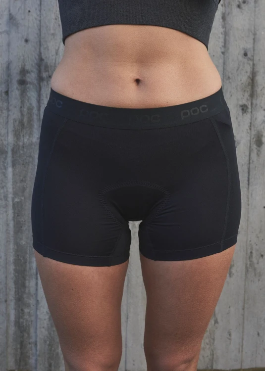 BOKSERKI ROWEROWE DAMSKIE Z WKŁADKĄ POC W'S RE-CYCLE BOXER URANIUM BLACK ROZMIAR XS
