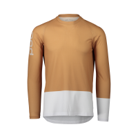 Koszulka rowerowa POC MTB PURE LS JERSEY Aragonite Brown/Hydrogen White
