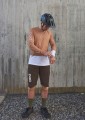 KOSZULKA ROWEROWA POC MTB PURE LS Aragonite Brown/Hydrogen White L