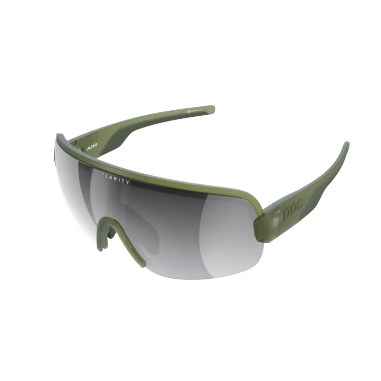 OKULARY POC AIM CLARITY ROWEROWE EPIDOTE GREEN TRANSLUCENT/ VIOLET SILVER MIRROR KAT.3