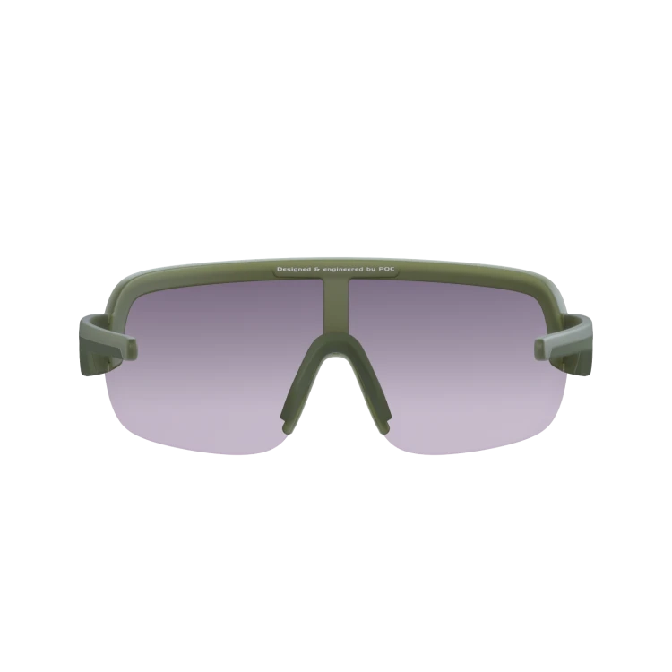 OKULARY POC AIM CLARITY ROWEROWE EPIDOTE GREEN TRANSLUCENT/ VIOLET SILVER MIRROR KAT.3