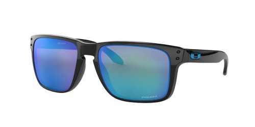 OKULARY OAKLEY HOLBROOK XL POLISHED BLACK/ PRIZM SAPPHIRE 12%