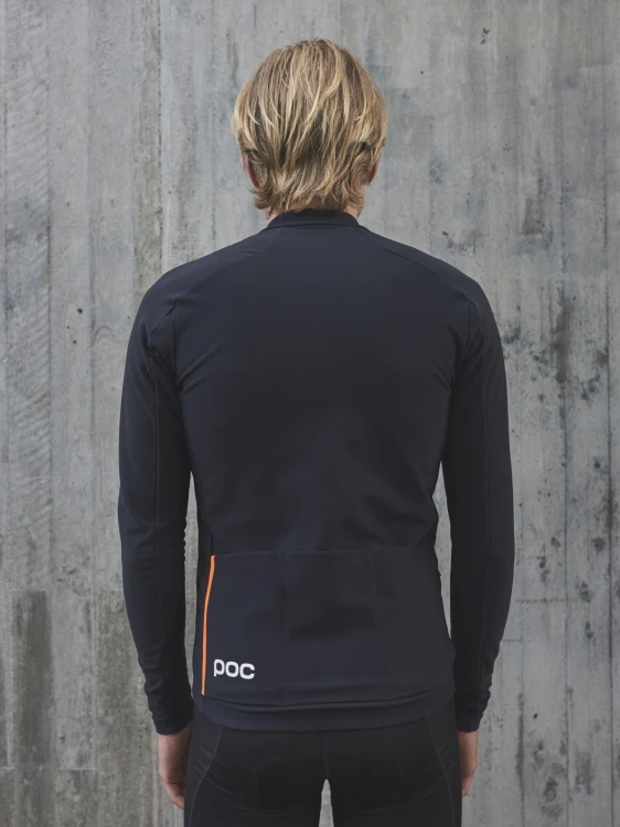 OCIEPLANA BLUZA KOLARSKA POC RADIANT JERSEY NAVY BLACK L