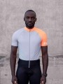 KOSZULKA SZOSOWA POC M'S ESSENTIAL ROAD MID GRANITE GREY/ZINK ORANGE S