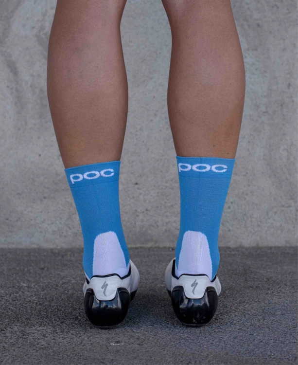 SKARPETY ROWEROWE POC Essential Road Sock ROZ. S 38-39 BASALT BLUE/Hydrogen White