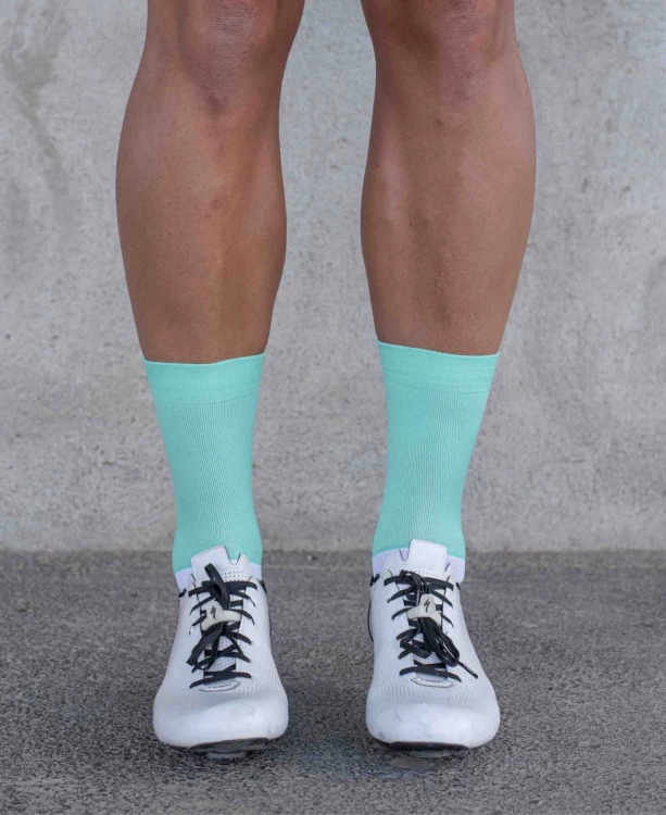 SKARPETY ROWEROWE POC Essential Road Sock ROZ. S 38-39 FLUORITE GREEN/Hydrogen White