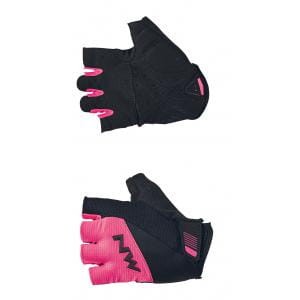 DAMSKIE RĘKAWICE ROWEROWE NORTHWAVE FLASH 2 WOMAN GLOVES CZARNO-RÓŻOWE R. M WYSYŁKA W CENIE!!!